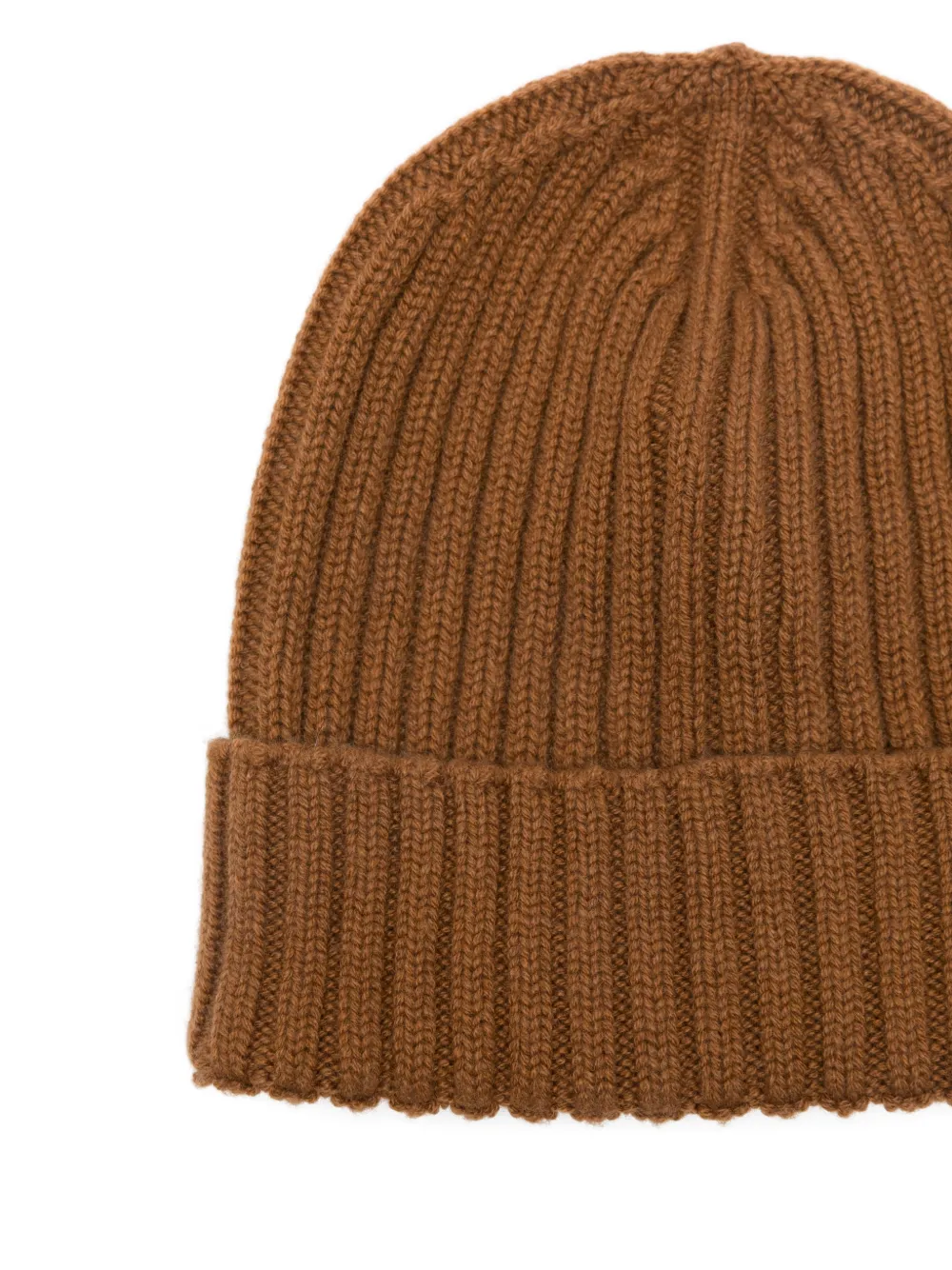 Dell'oglio Ribbed Beanie In Brown