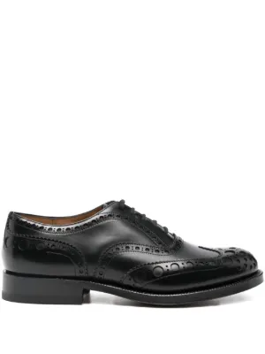 Clarks Originals Leather Wingtip Brogue Oxford Shoes | Black