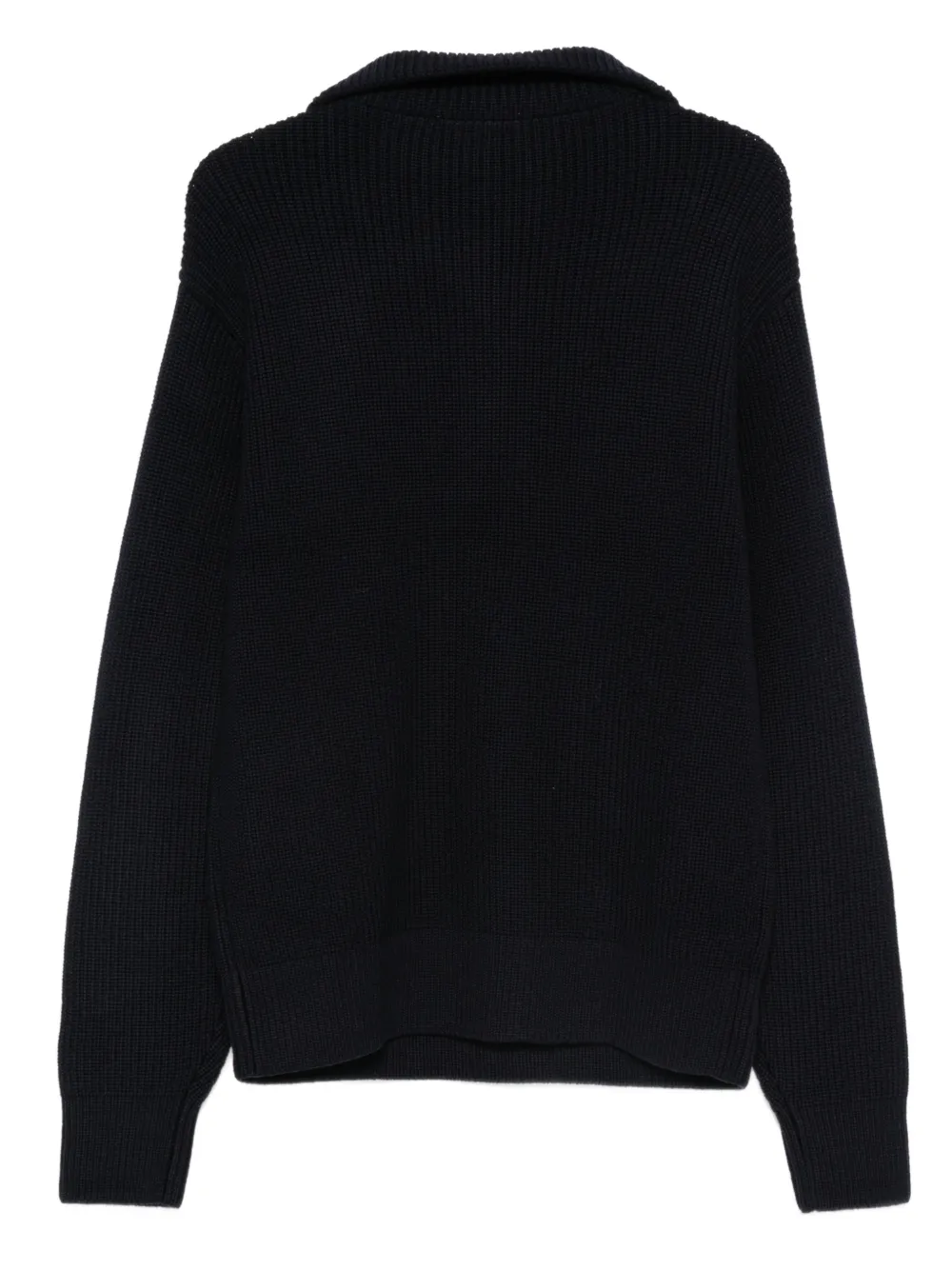 Officine Generale suéter de canalé con medio cierre | Suéteres | Image 2