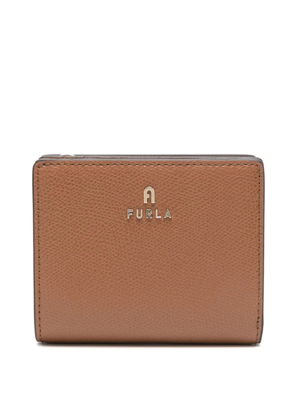 Furla Camelia compact logo-plaque wallet - Marrone