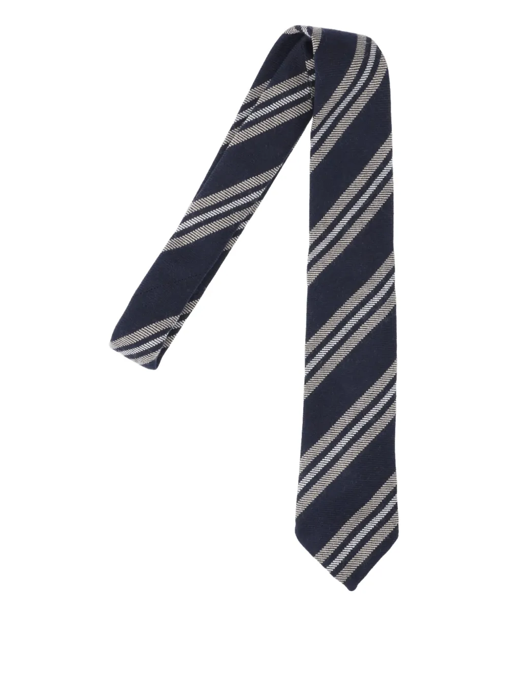 Finamore 1925 Napoli diagonal striped tie | Blue | Image 1