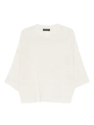 Noir Kei Ninomiya チュールレイヤーラッフル Tシャツ | ホワイト