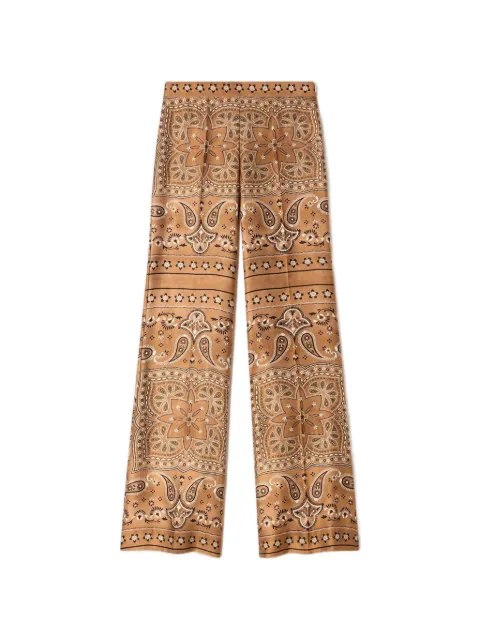 SANDRO pantalones con estampado de bandana