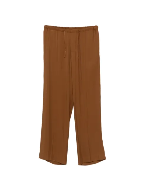 SANDRO drawstring wide-leg trousers