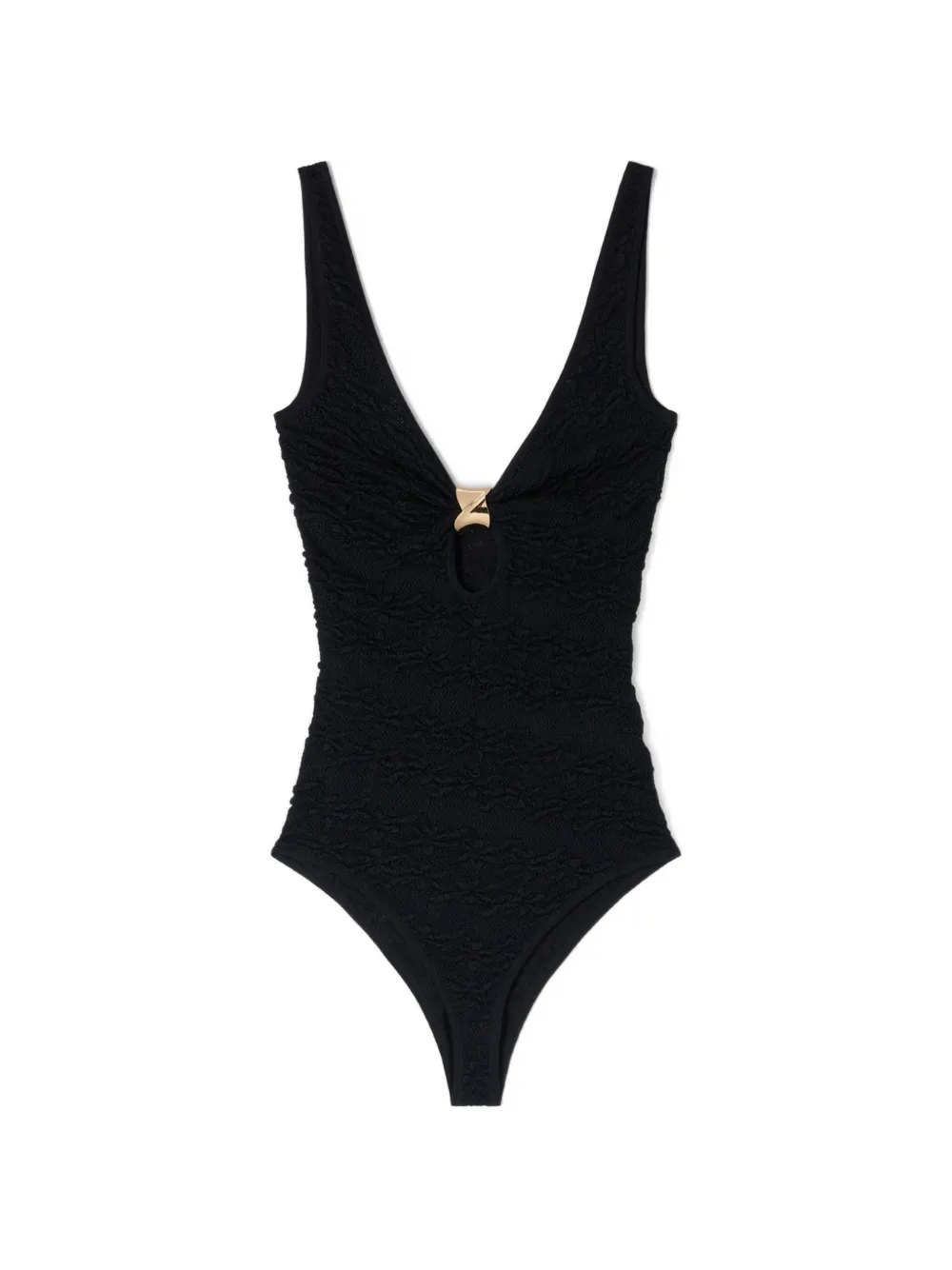 SANDRO Body con scollo a V - Nero