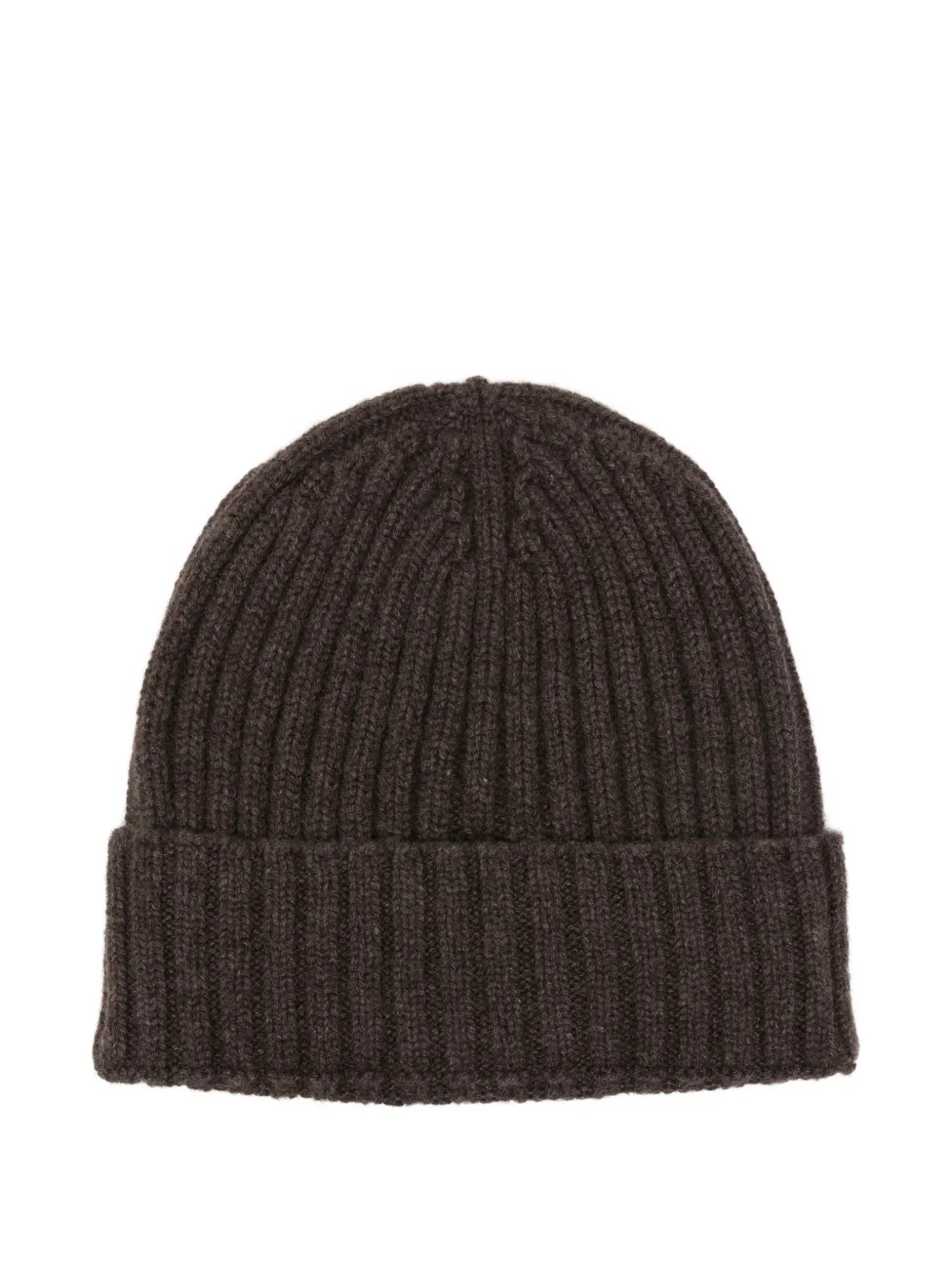 Dell'oglio ribbed beanie hat | Brown | Image 1