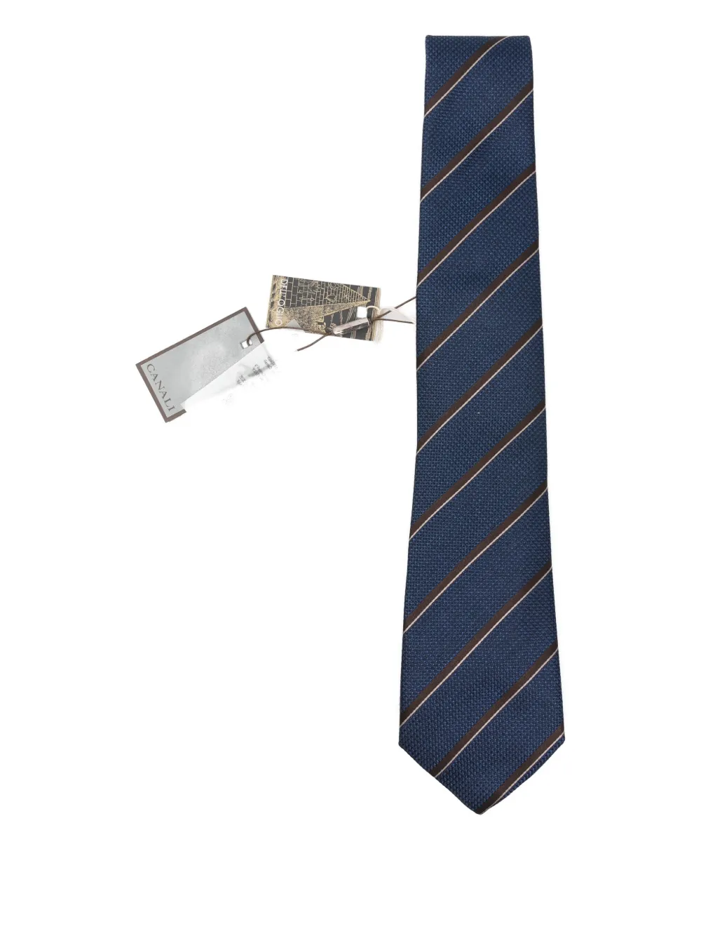 Canali striped-pattern tie | Blue | Image 1
