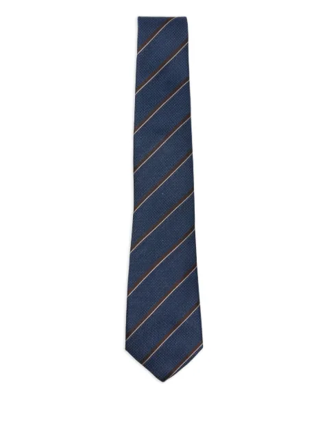 Canali striped-pattern tie