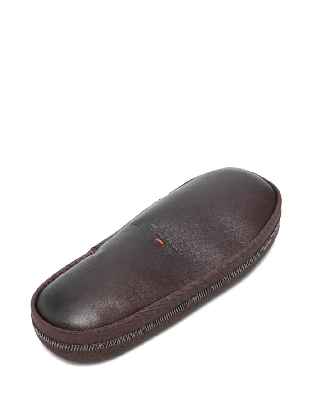 Santoni Slippers met ronde neus Rood