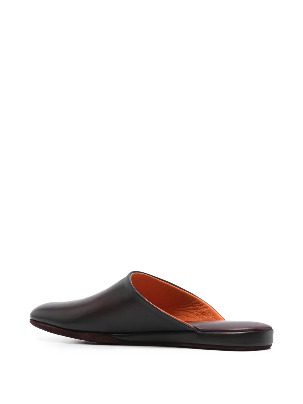 Santoni Slippers met ronde neus Rood
