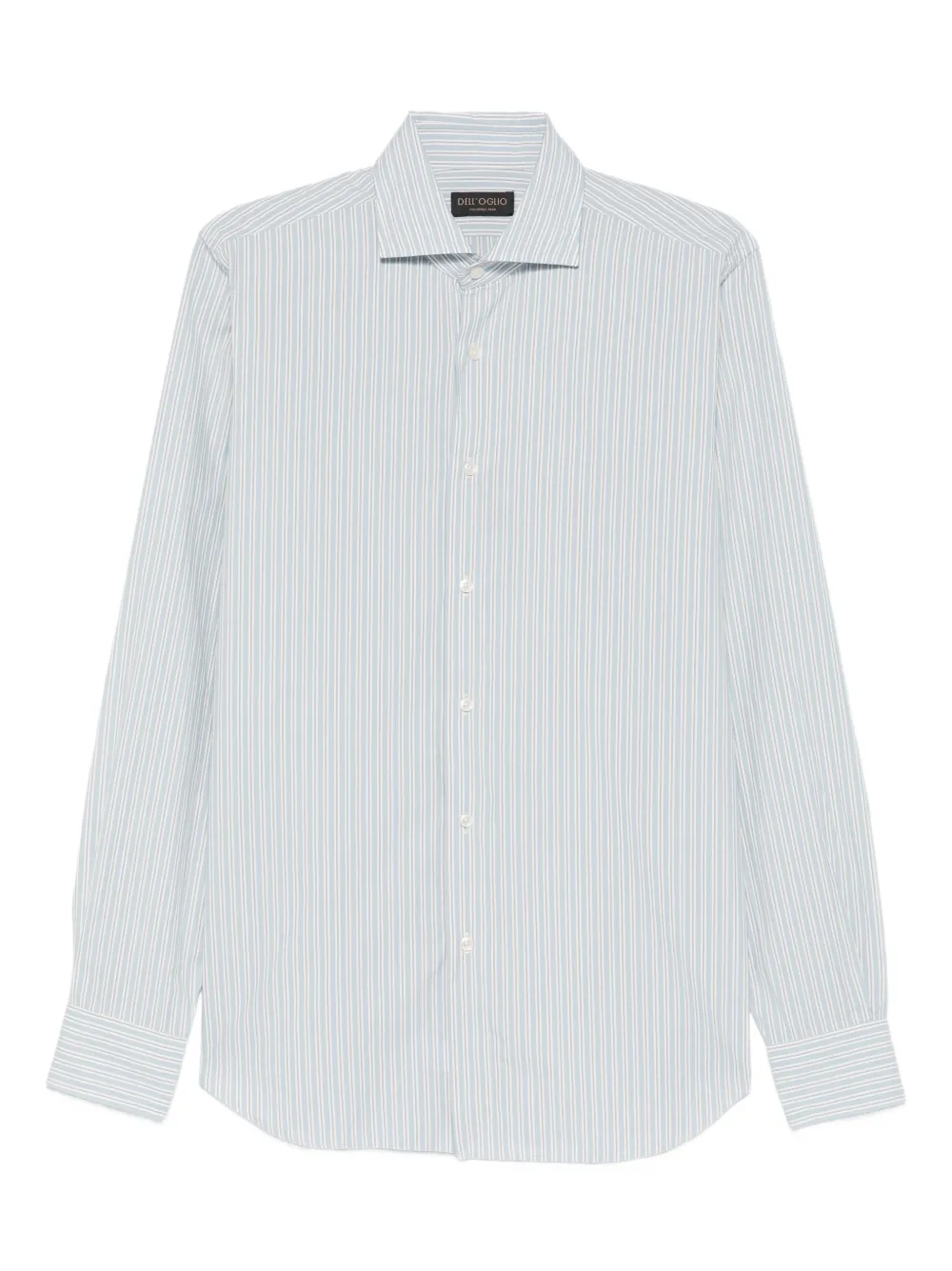 Dell'oglio camisa con motivo de rayas y botones | azul | Image 1
