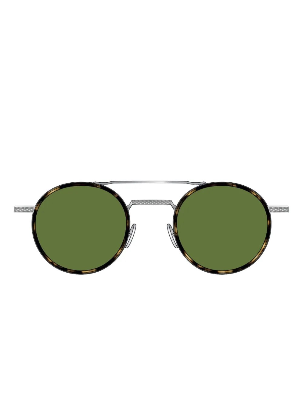Cutler And Gross Breitling Chrono 0002 Sunglasses In Green