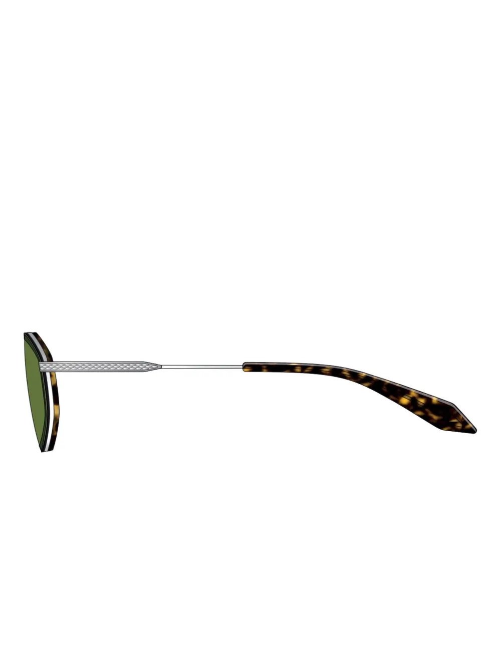 Cutler And Gross Breitling Chrono 0002 Sunglasses In Green