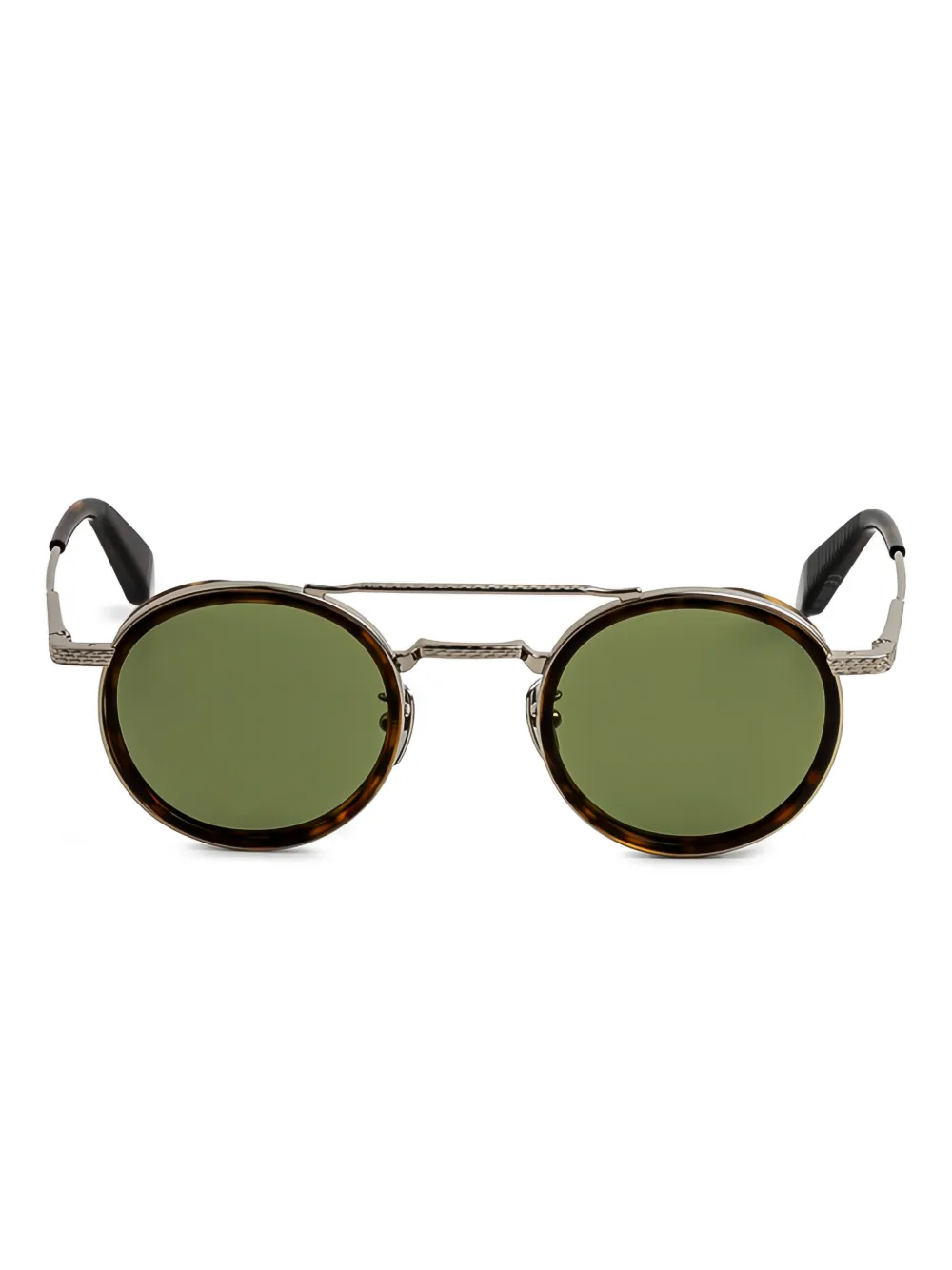 Cutler & Gross Breitling Chrono round frame sunglasses | Silver | Image 1