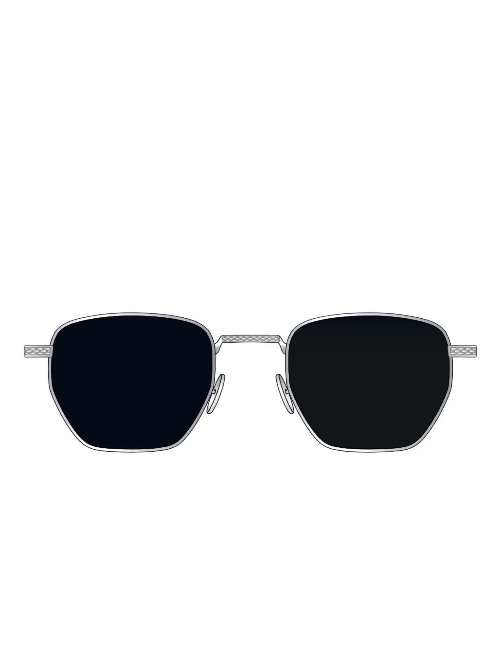 Cutler & Gross Breitling Léman 0001 sunglasses - Argento
