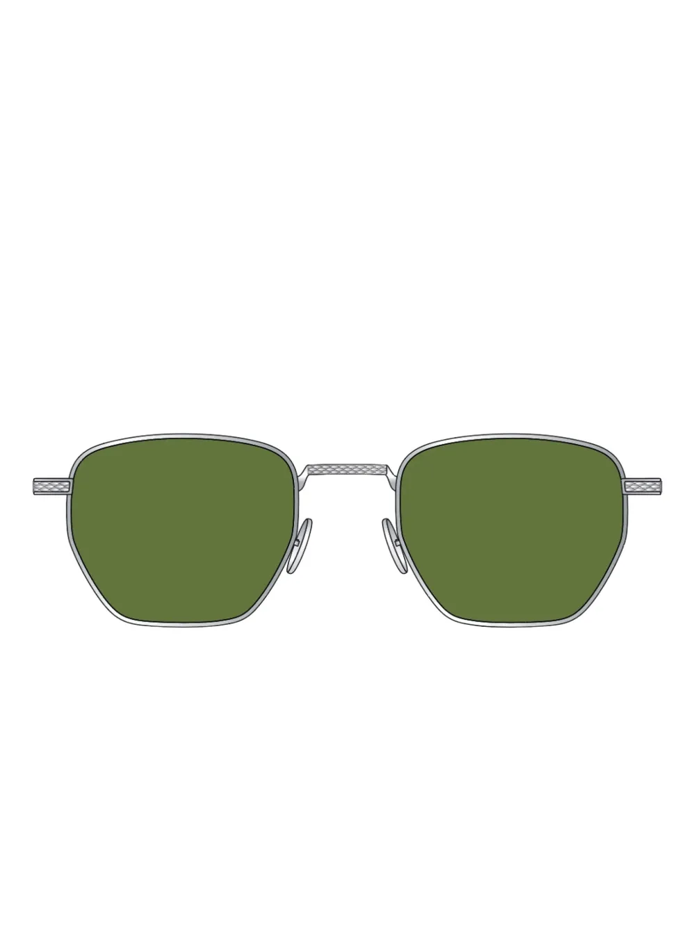 Cutler & Gross Breitling Léman 0001 sunglasses - Argento