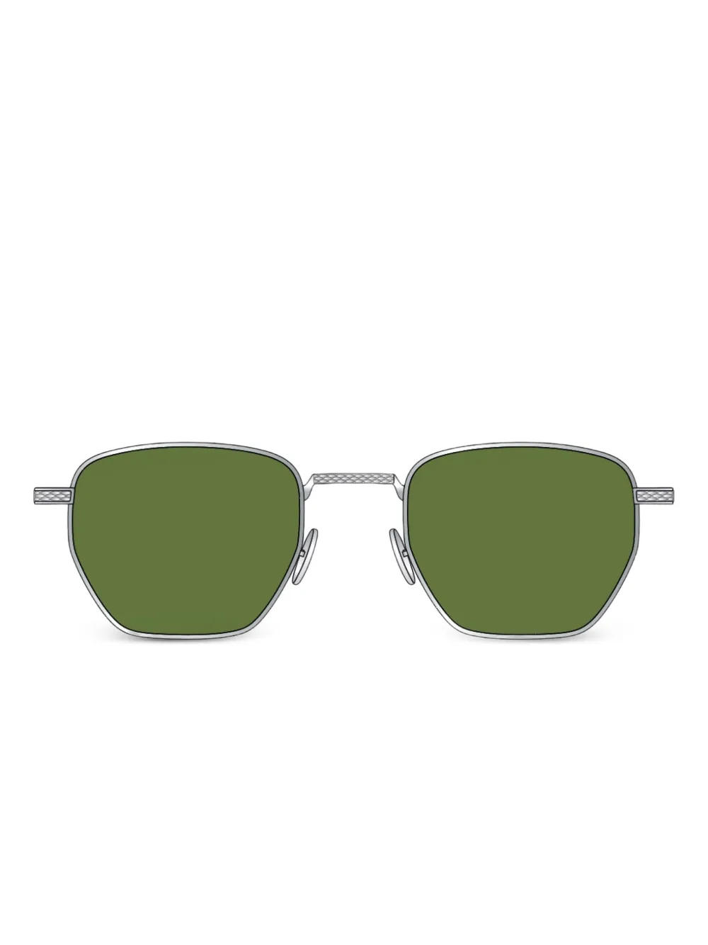 Cutler And Gross Breitling Léman 0001 Sunglasses In Brown