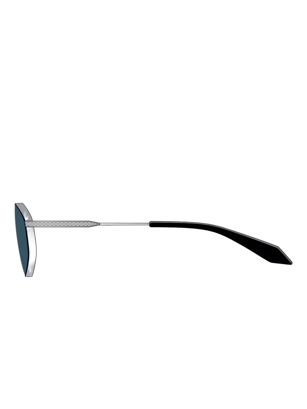 Cutler & Gross Breitling Léman 0001 sunglasses - Zwart