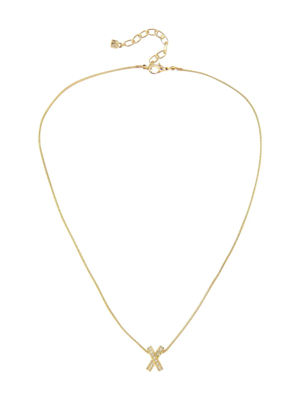 Pre-owned Nina Ricci 1990s Pendant-detail Necklace In Gold