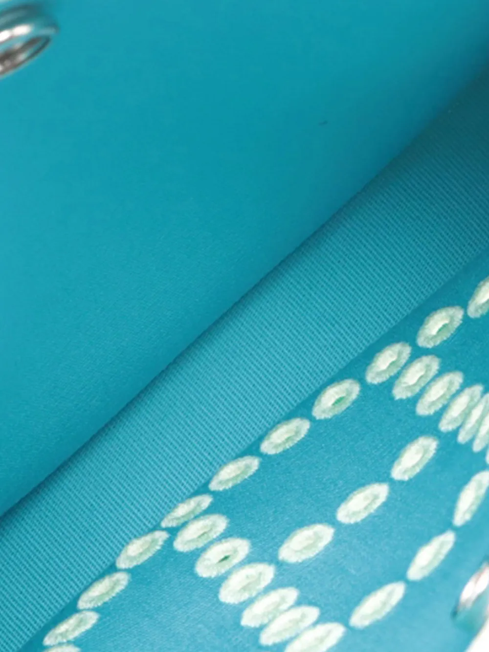 Pre-owned Hermes 2024 Toile Officier And Swift Neo Evelyne 16 Crossbody Bag In Green