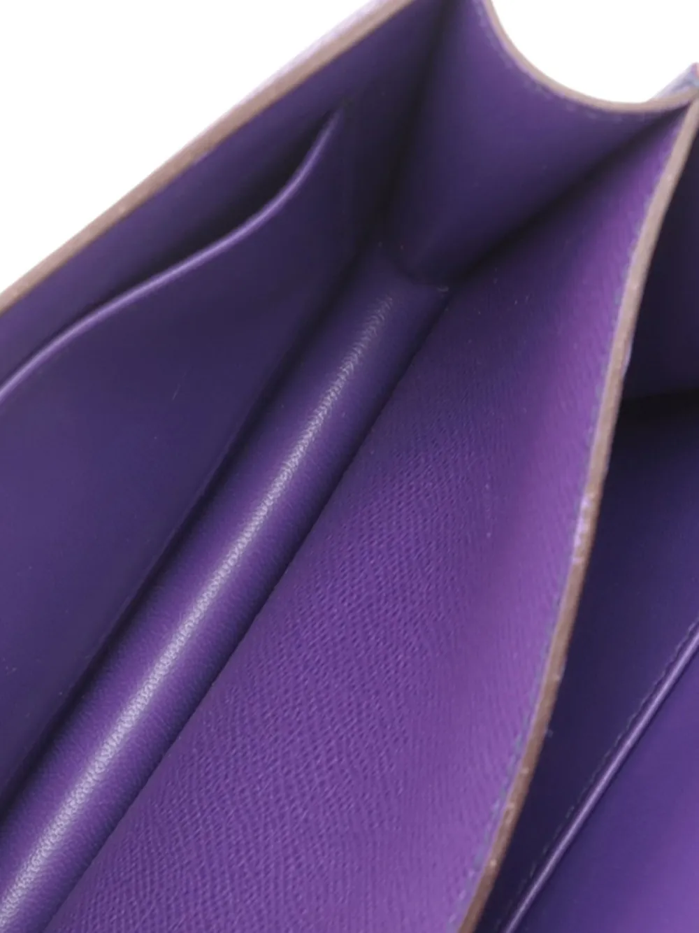 HERMES Pre-owned 2012 Mini Epsom Constance Iii 18 Crossbody Bag In Purple