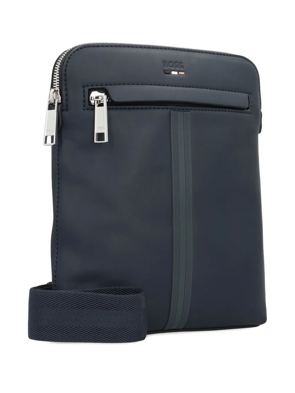 BOSS Schoudertas met rits Blauw