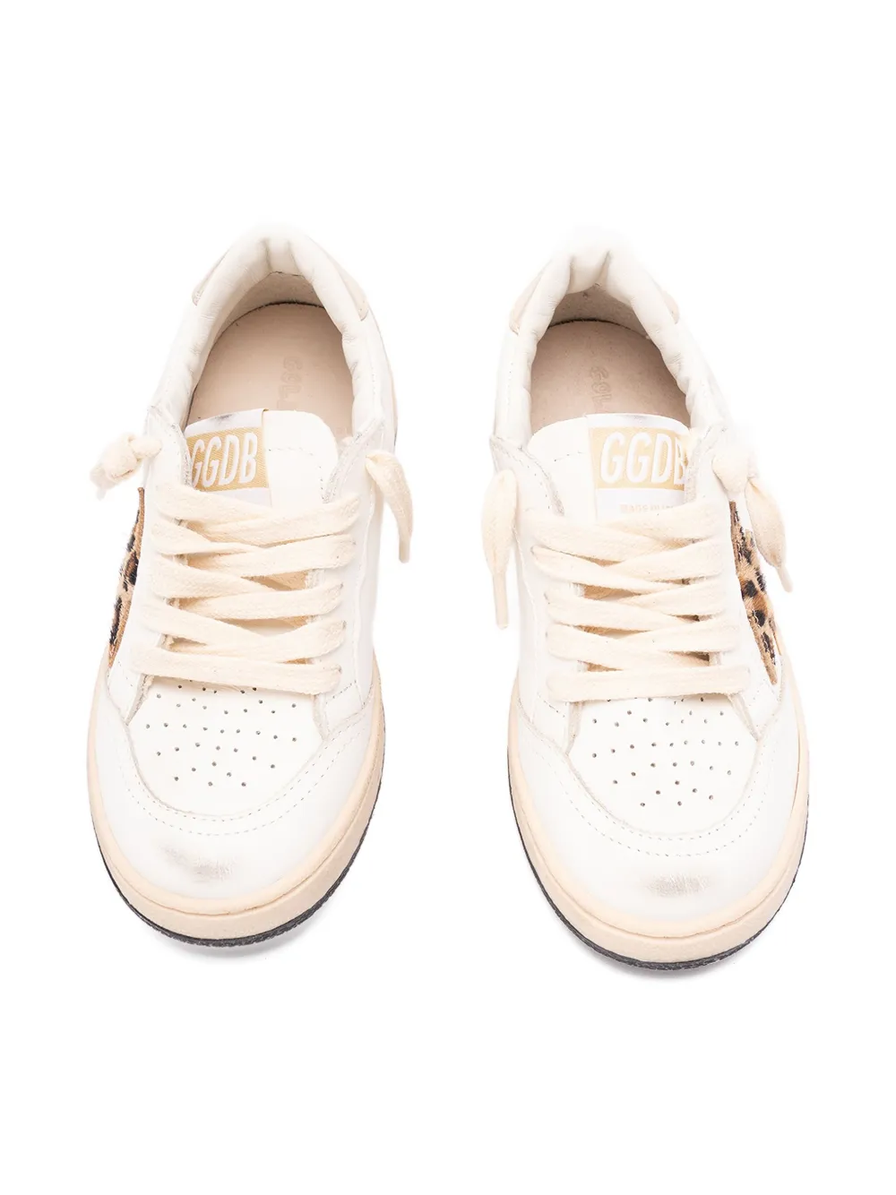 Golden Goose Kids Ball Star sneakers Wit