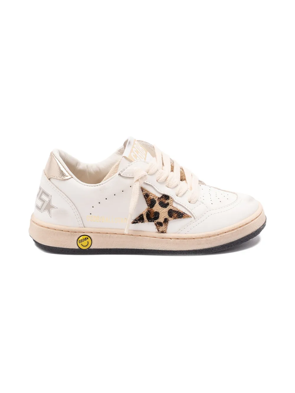 Golden Goose Kids Ball Star sneakers Wit