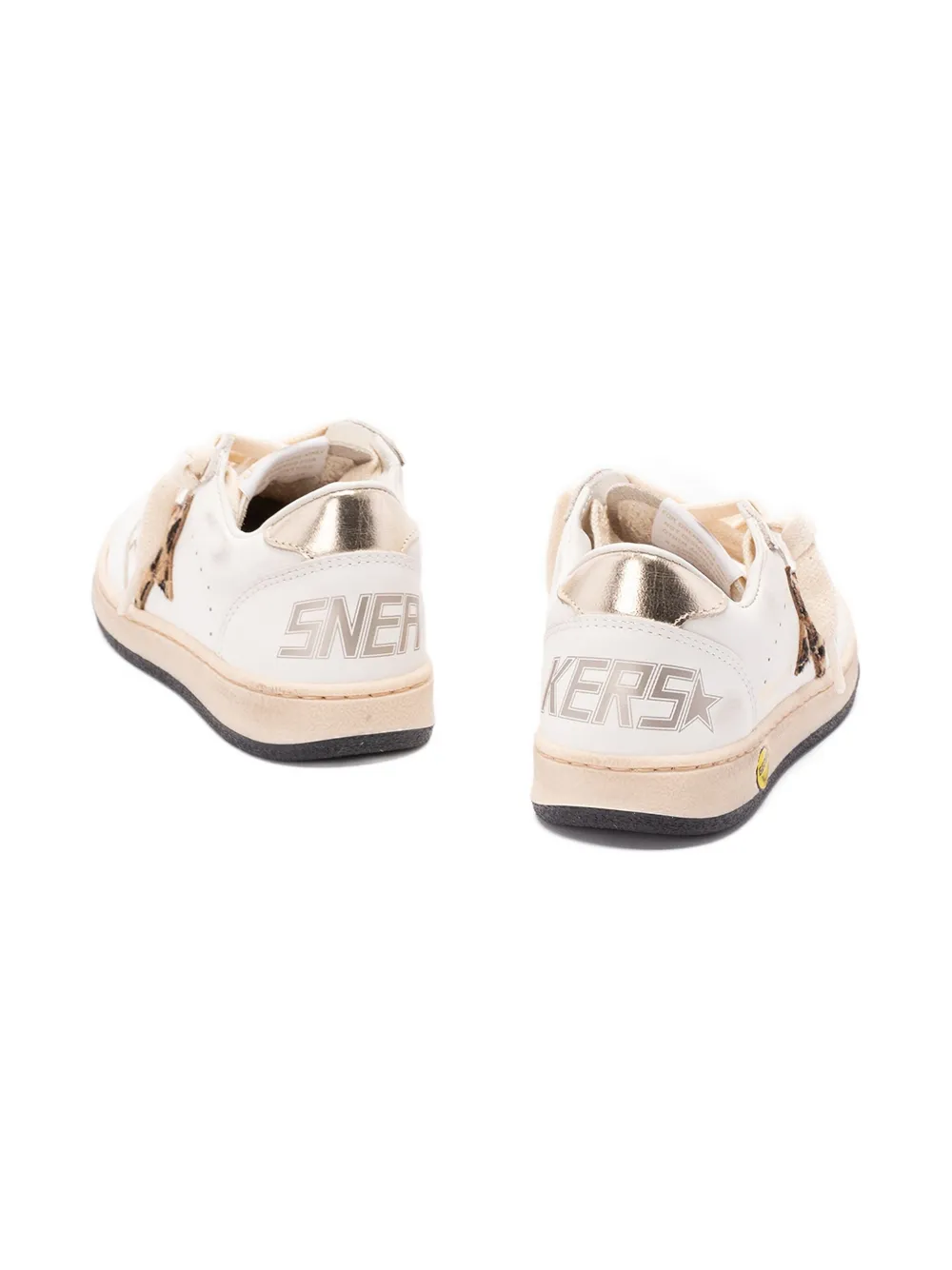 Golden Goose Kids Ball Star sneakers Wit