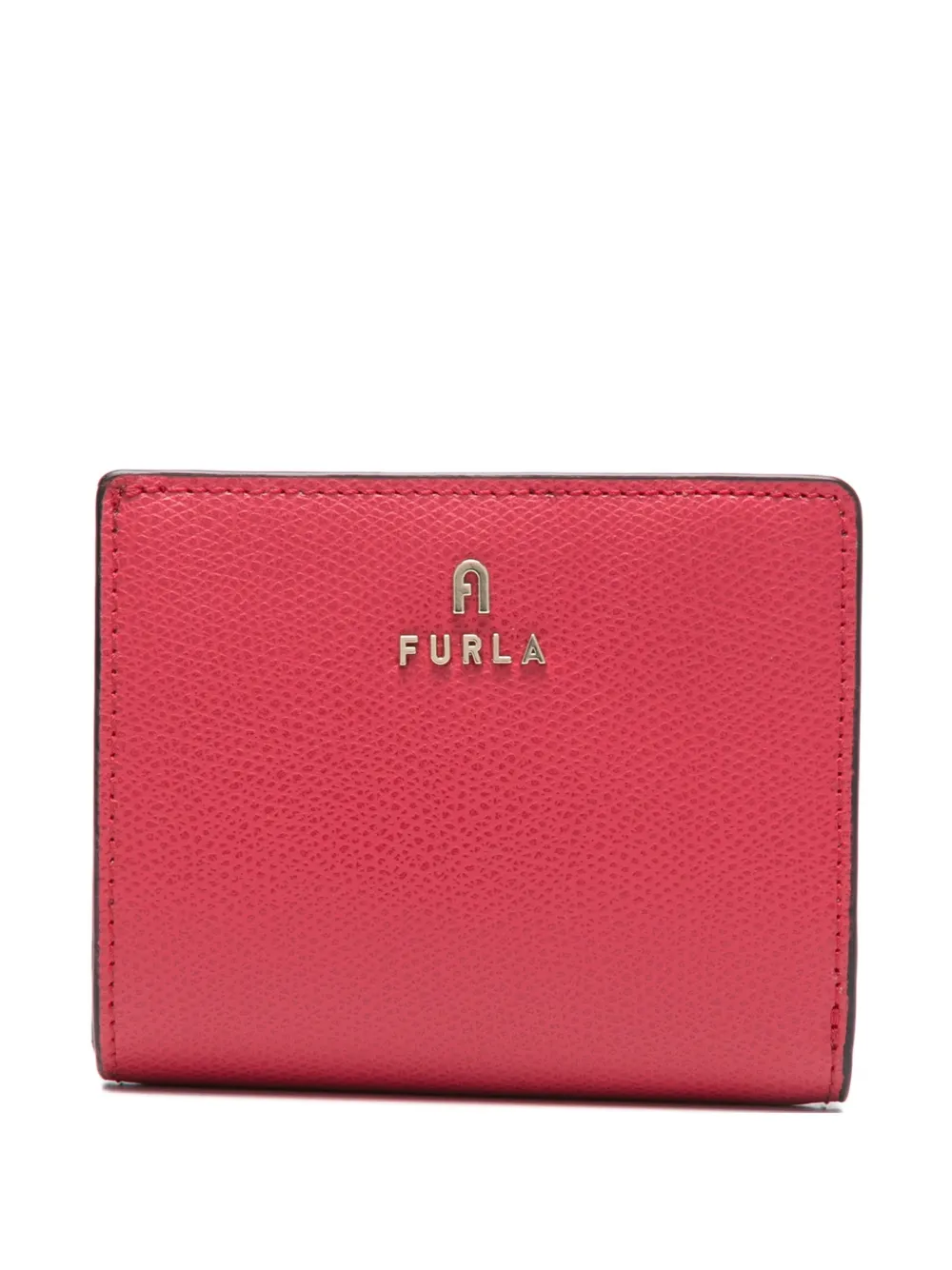 Furla Camelia compact logo leather wallet - Rosa
