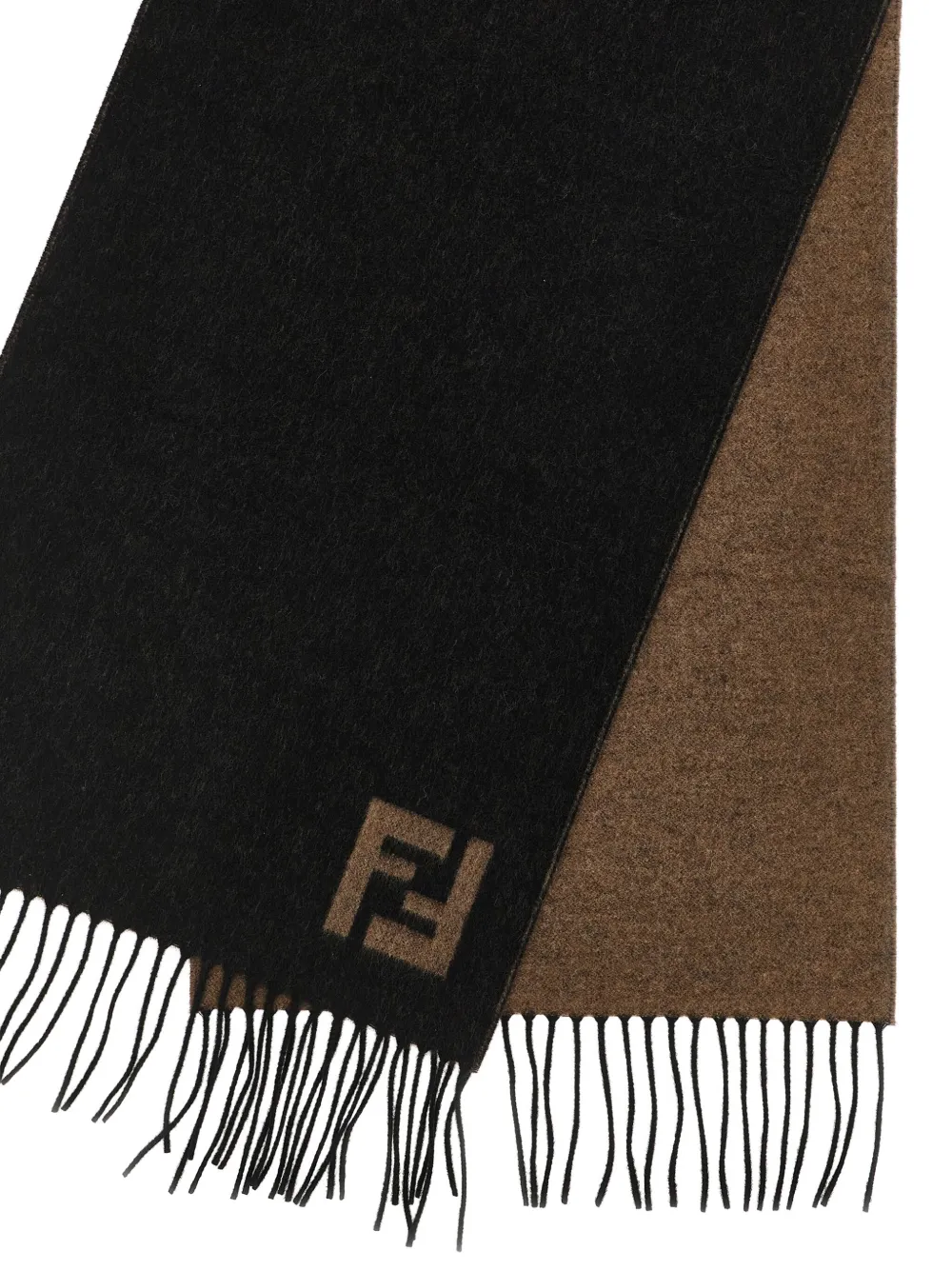 FENDI double-sided scarf - Bruin