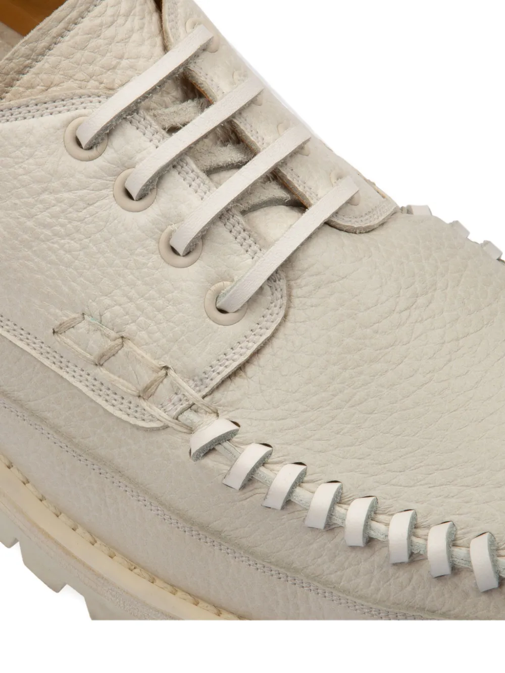 Bally Leren bootschoenen Beige