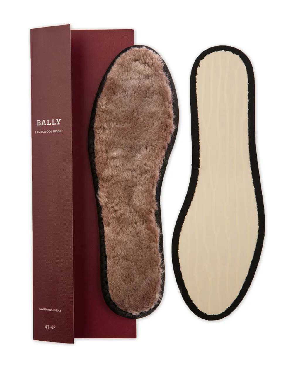 Bally lambswool insoles | Brown | Image 1