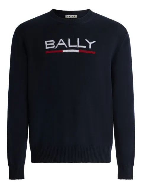 Bally logo-print crew-neck sweater