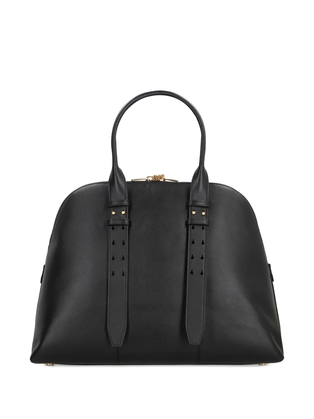 PINKO maxi Escape leather tote bag - Zwart
