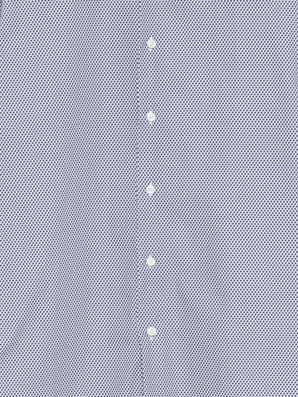 Dell'oglio Overhemd met knopen en patroon Blauw