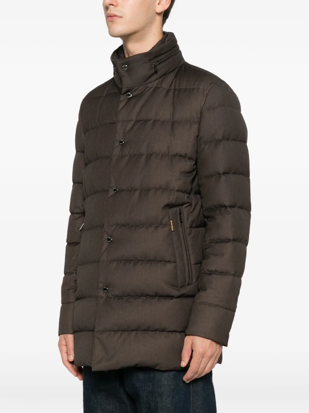Moorer Imel-pum Padded Coat In Multi