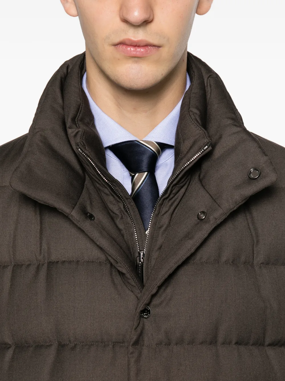 Moorer Imel-pum Padded Coat In Multi