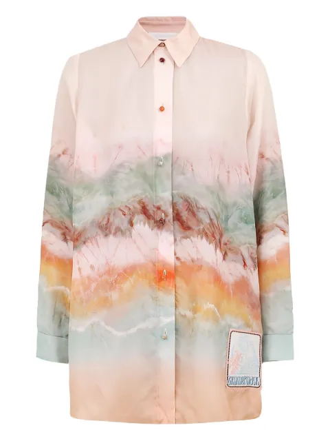 ZIMMERMANN ZIM DAYLIGHT RELAXED SHIRT TIE DYE