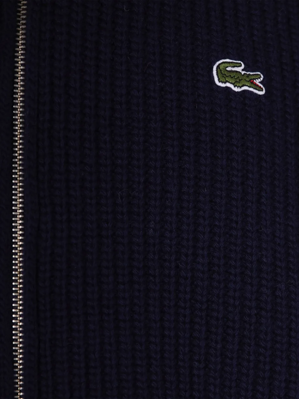 Lacoste Vest met logo Blauw