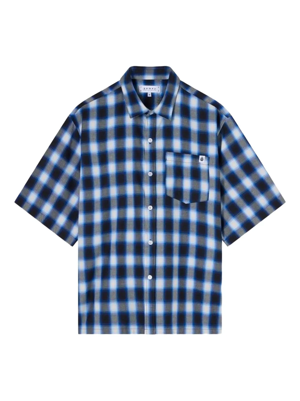 Edwin Millbury checked shirt | Blue | Image 1