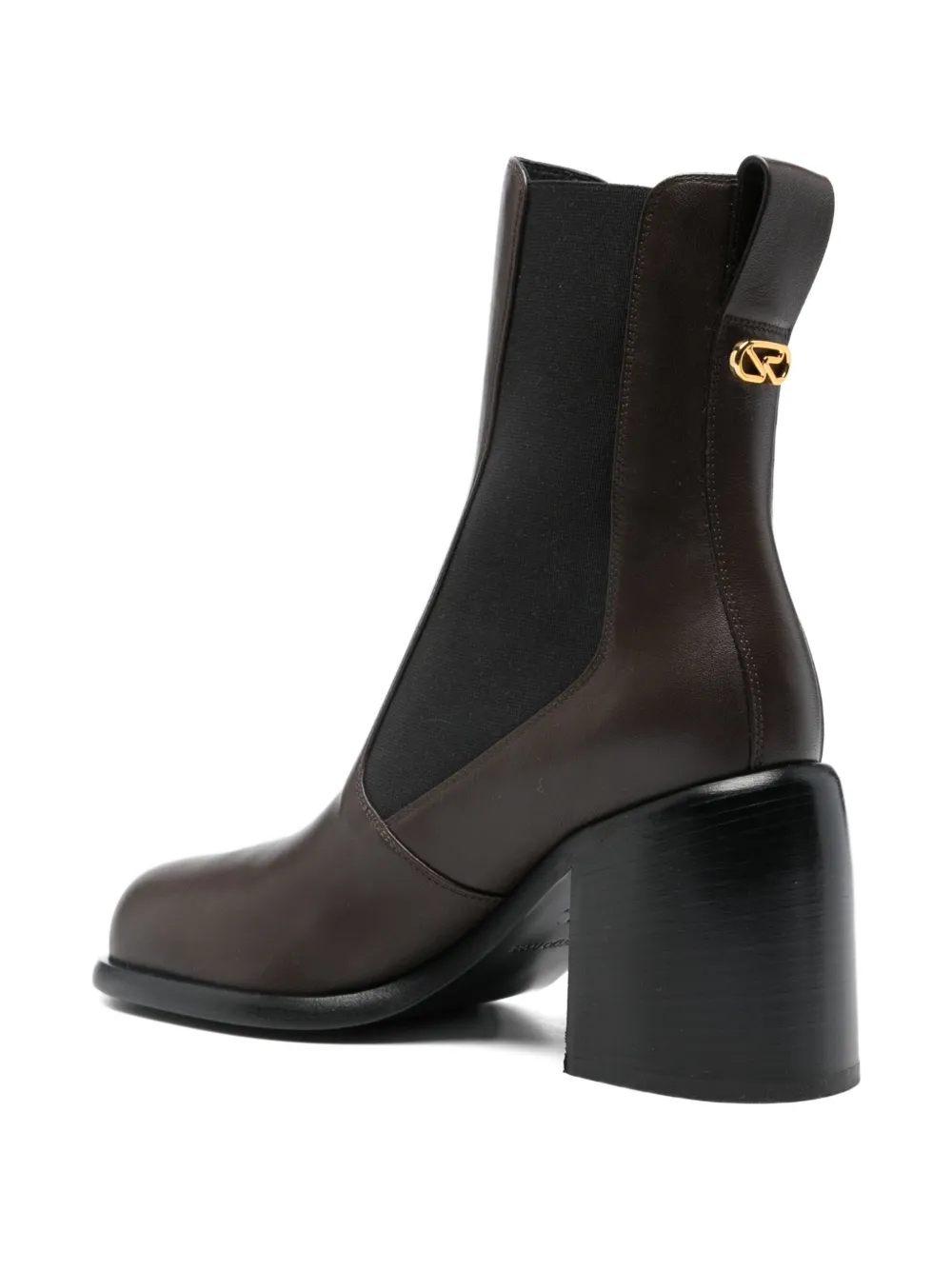 Sergio Rossi 80mm Block-heel Boots In Brown