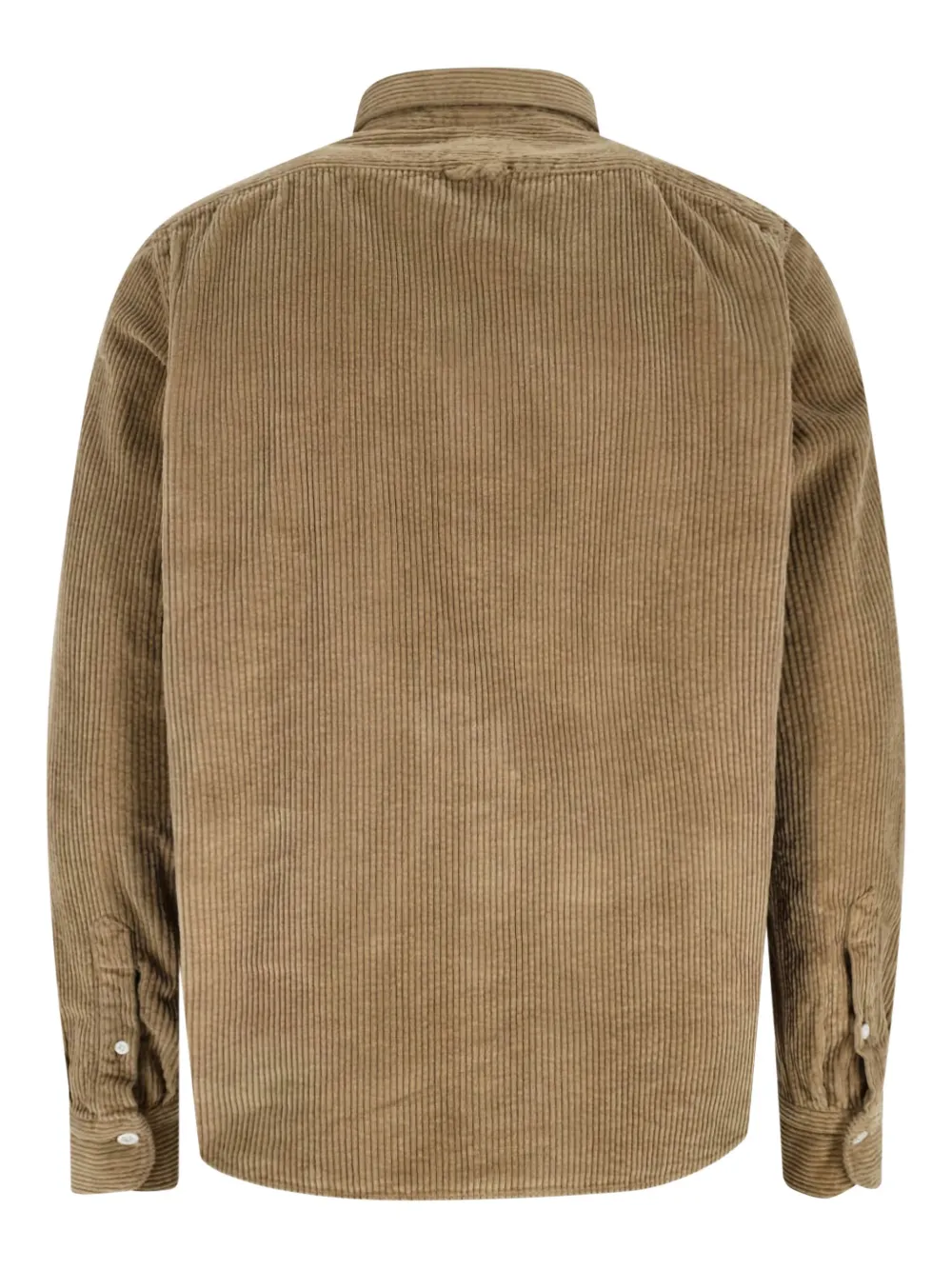 Finamore 1925 Napoli Salina corduroy pocket shirt - Bruin