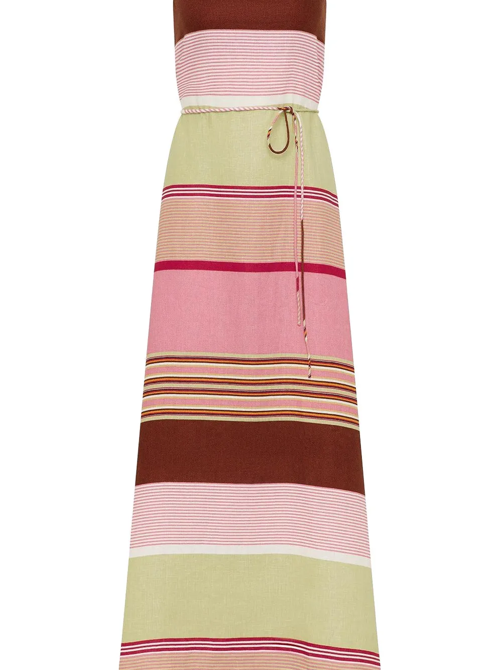 Faithfull the Brand Yolina striped maxi dress - Roze