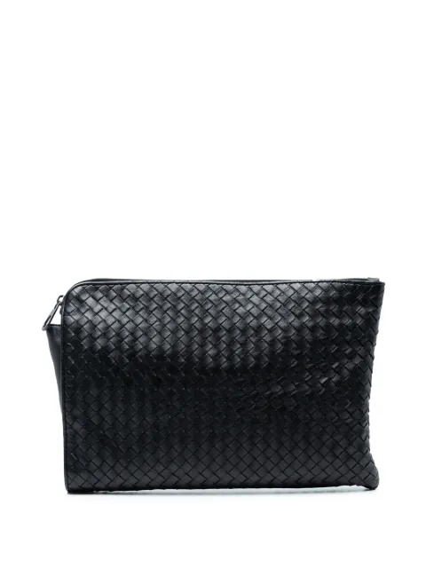 Bottega Veneta Pre-Owned 2012-2025 Leather Intrecciato clutch bag