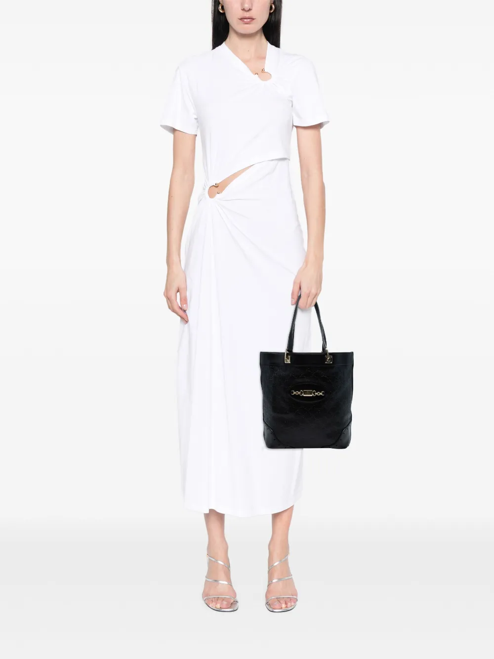 Pre-owned Gucci 2000-2015 Ssima Punch Tote Bag In Black