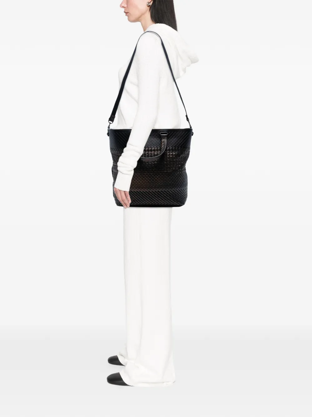 2012-2025 Nappa Intrecciato Imperatore Convertible Tote Satchel