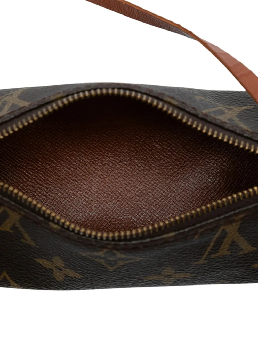 LOUIS VUITTON Pre-owned 2000-2025 Monogram Papillon Pochette Handbag In Brown