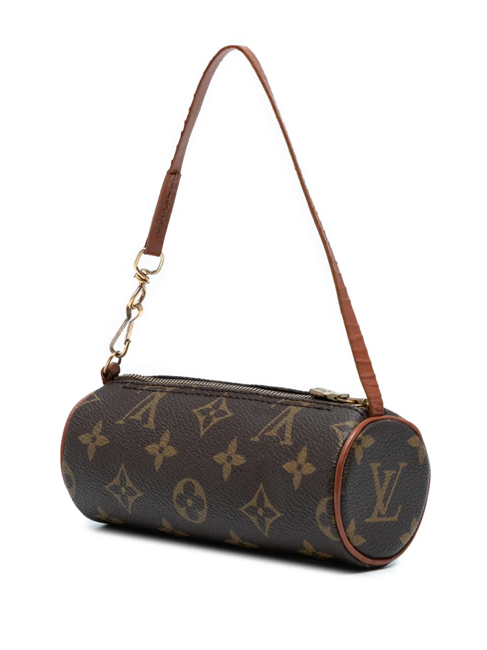 LOUIS VUITTON Pre-owned 2000-2025 Monogram Papillon Pochette Handbag In Brown