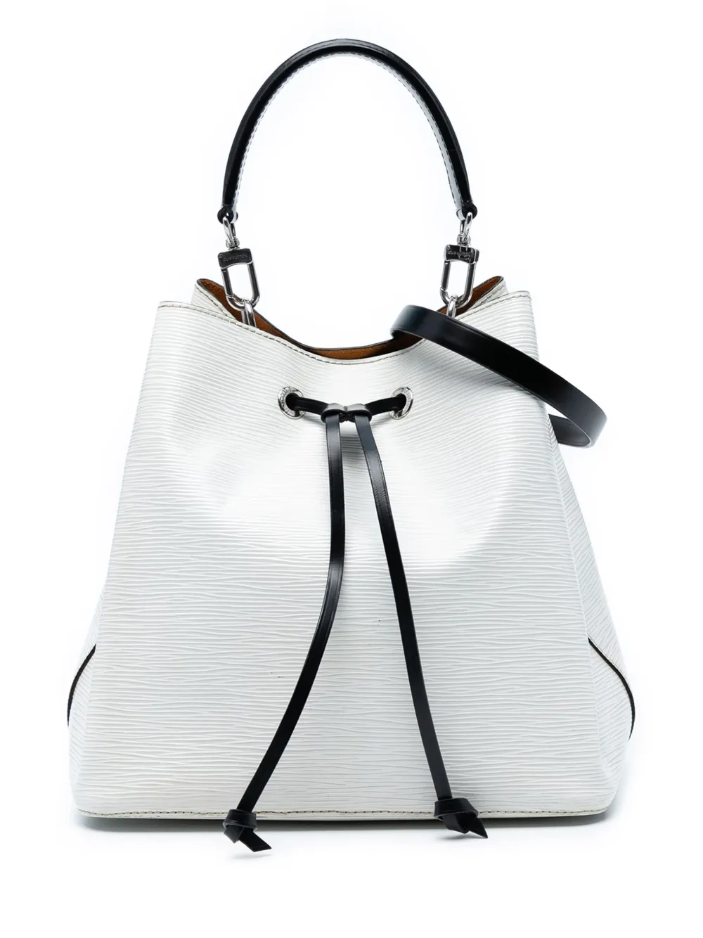 Louis Vuitton Pre-Owned 2018 エピ ネオノエ MM バケットバッグ - ホワイト Louis Vuitton Pre-Owned 2018 エピ ネオノエ MM バケットバッグ - ホワイト